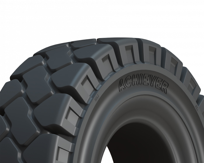 Achiever 27 x 10 - 12 (250 / 75 - 12) RIM 8.00 Standart Siyah Dolgu Forklift Lastiği