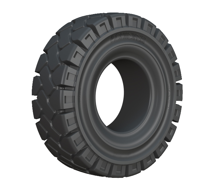 Achiever 27 x 10 - 12 (250 / 75 - 12) RIM 8.00 Standart Siyah Dolgu Forklift Lastiği