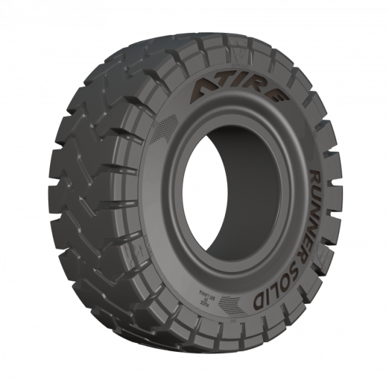 5.00 x 8 RIM 3 Elite Siyah Dolgu Forklift Lastiği (Segmansız)